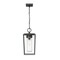 Z-Lite Sheridan 1 Light Outdoor Chain Mount Ceiling Fixture, Black And Seedy 594CHM-BK - alternate 3